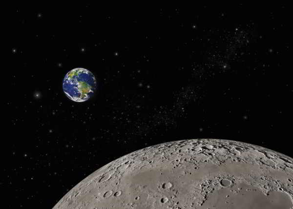 lune-terre-espace-deux planètes
