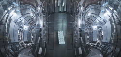 L'intérieur d'un réacteur de fusion nucléaire