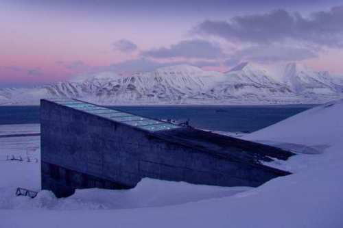 La Réserve mondiale se trouve sur une île isolée dans le cercle arctique