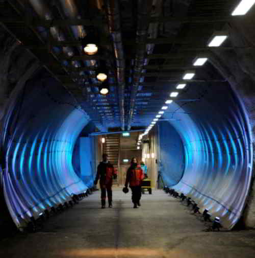 La réserve est profondément sous terre