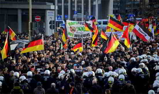 Les agressions sexuelles ont provoqué d'énormes manifestations à travers l'Allemagne