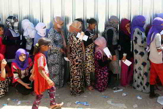 Des milliers de femmes Yazidi ont été enlevées par ISIS au nord de l'Irak en 2014