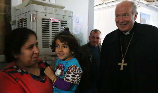 Le Cardinal a rencontré les irakiens dans le nord de l'Irak