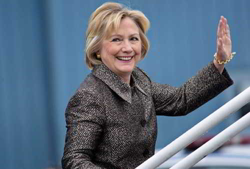 Hillary Clinton est actuellement en avance dans les sondages