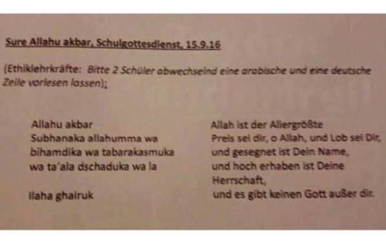 Le document a été découvert par le père d'un e élève de l'école