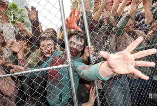2% des britanniques interrogés pensent qu'une invasion de zombies mettra fin à la race humaine