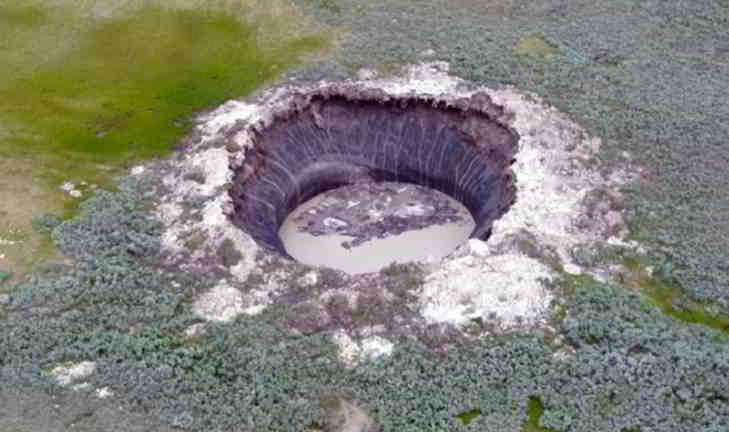 mystérieux cratère