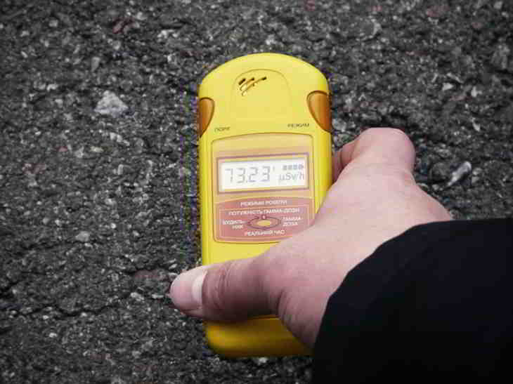 pic de radiation nucléaire