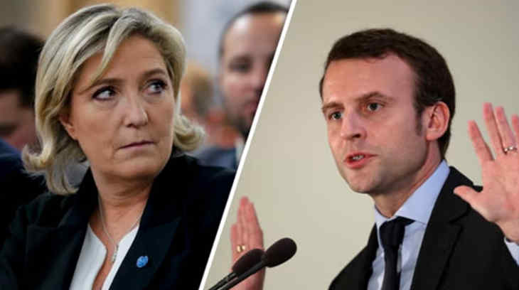 barrage à Macron