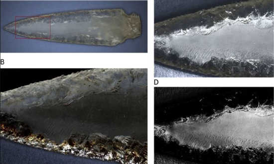 armes fabriquées en cristal