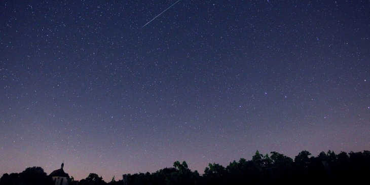 pluie d’étoiles filantes
