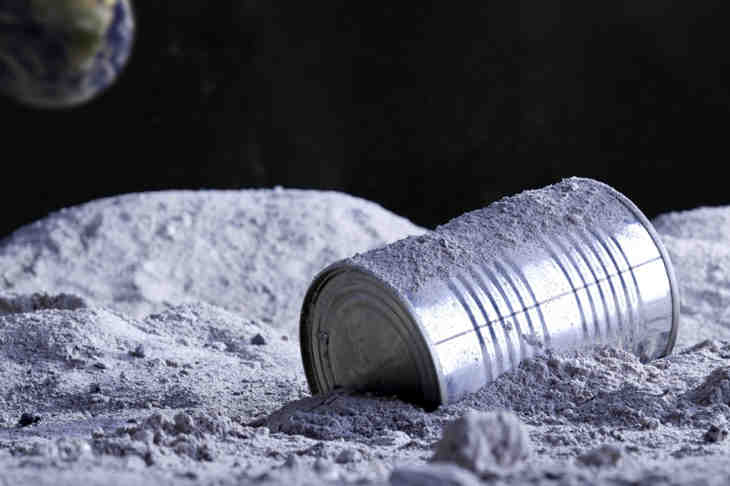 déchets sur la Lune