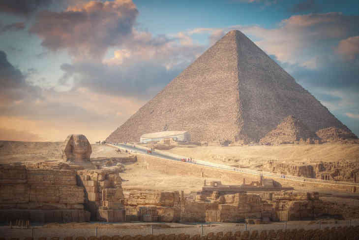l'alignement parfait de la grande pyramide