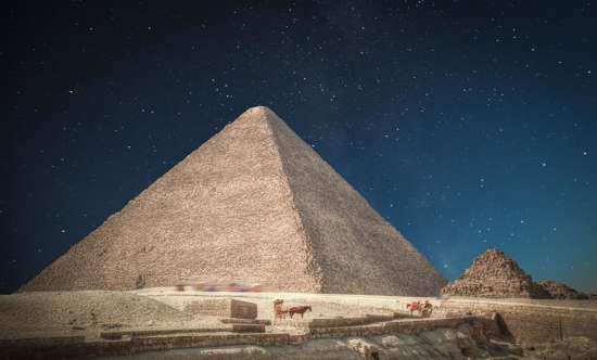 l'alignement parfait de la grande pyramide