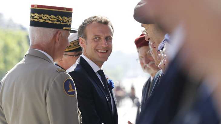 vétéran à Macron