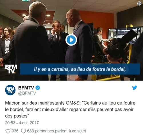 insultes de Macron