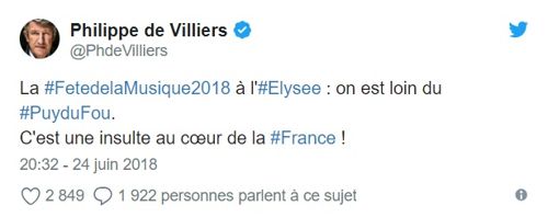 fête de la musique à l'Elysée