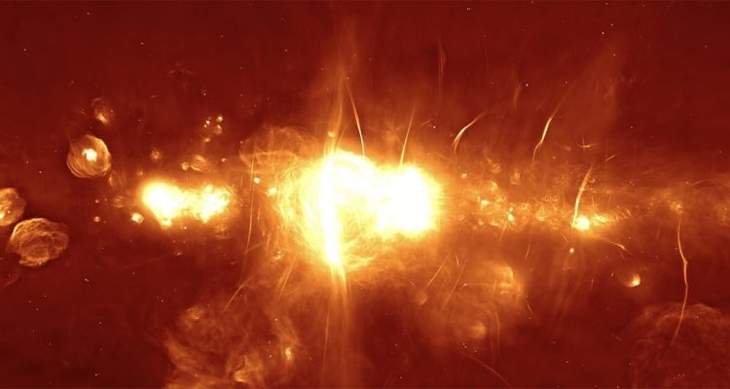 Le radiotélescope MeerKAT offre l’image la plus détaillée du centre de la Voie lactée Voie-lactee-meerkat