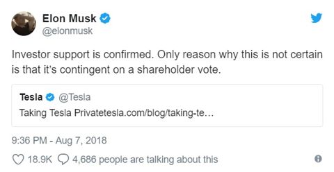 privatiser Tesla