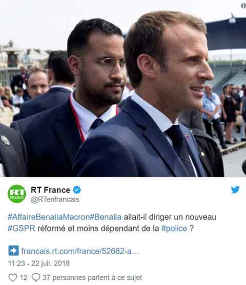 dans l'affaire Benalla