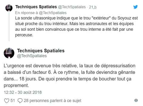 Fuite d’oxygène