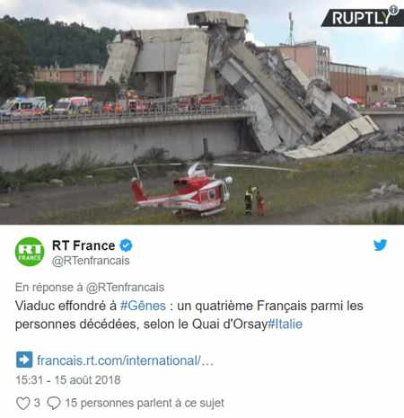 catastrophe de Gênes