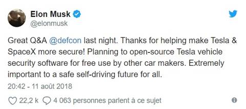 Tesla devient open source