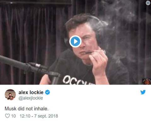 Elon Musk fume