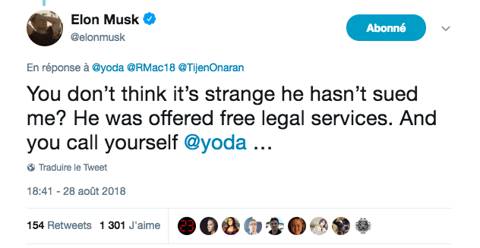 Musk insulte