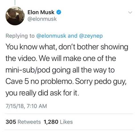 Musk insulte