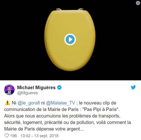 Pas pipi dans Paris