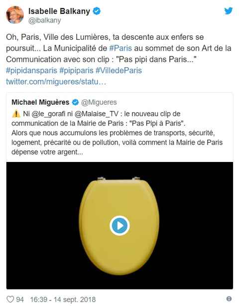 Pas pipi dans Paris