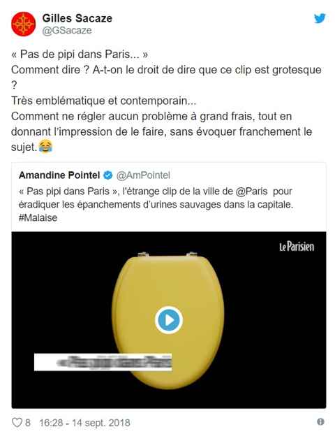 Pas pipi dans Paris