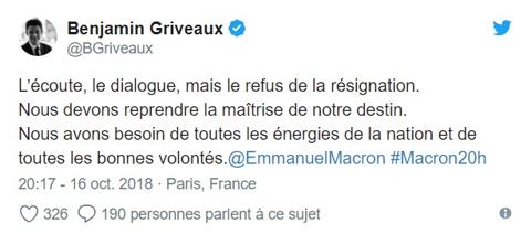 l'allocution de Macron