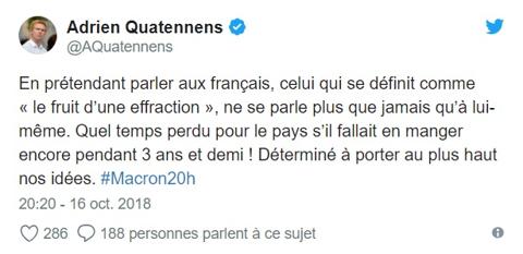 l'allocution de Macron