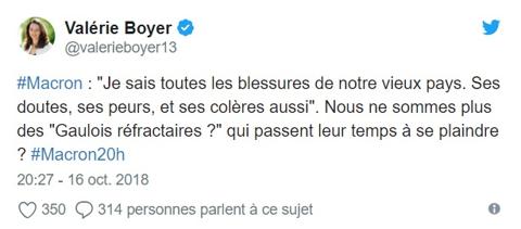 l'allocution de Macron