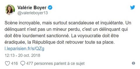 enseignante braquée
