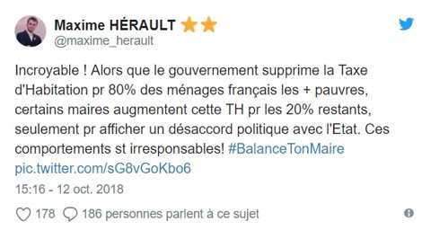 Hausse de la taxe d'habitation