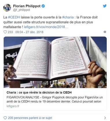charia en Europe