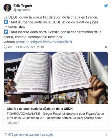 charia en Europe
