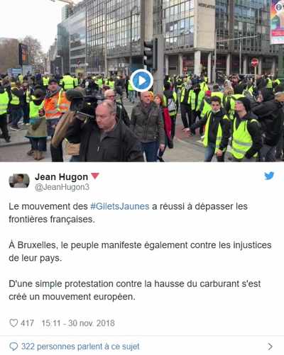mouvement des Gilets jaunes