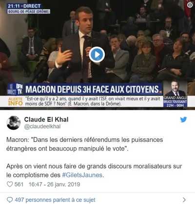 manipulation étrangère