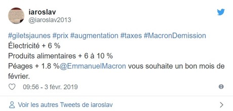 hausse électricité