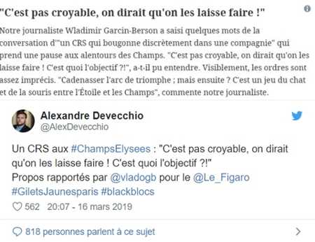 CRS dénoncent