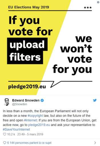 snowden contre Copyright