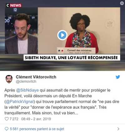 ne pas dire la vérité