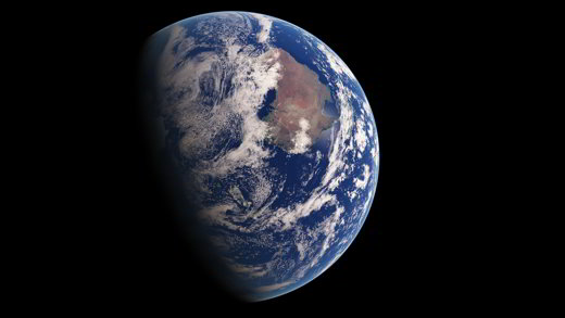 Terre-planète-espace-océans