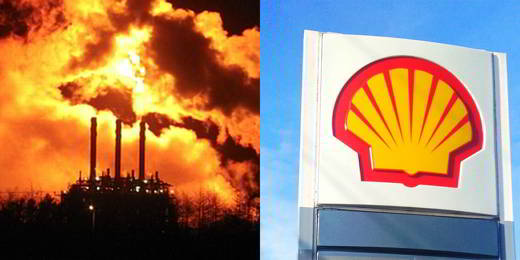 Shell-gaz-brûler