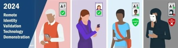Démonstration de la technologie de validation de l'identité à distance