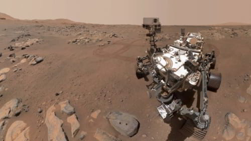 rover perseverance sur mars